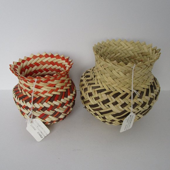 pair of Tarahumara pot baskets - Picture 1 of 4